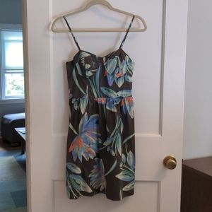 LC Lauren Conrad Structured Bodice Floral Dress